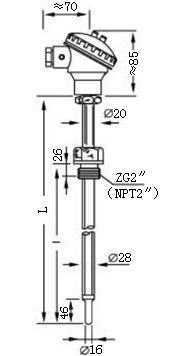 煙道、風(fēng)道熱電偶